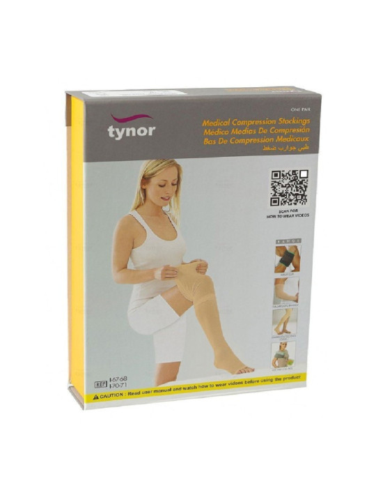 TYNOR mi-bas de contention de classe 2 REF.I69 "L"