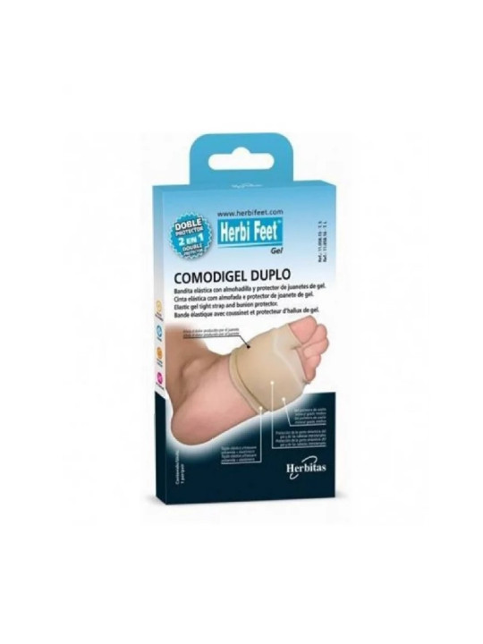 HERBI FEET coussinet double protection metatarsienne et d'allux valgus 'L' 11.058.16