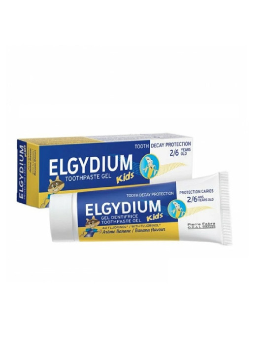 ELGYDIUM kids dentifrice banane 50ml 2/6 ans