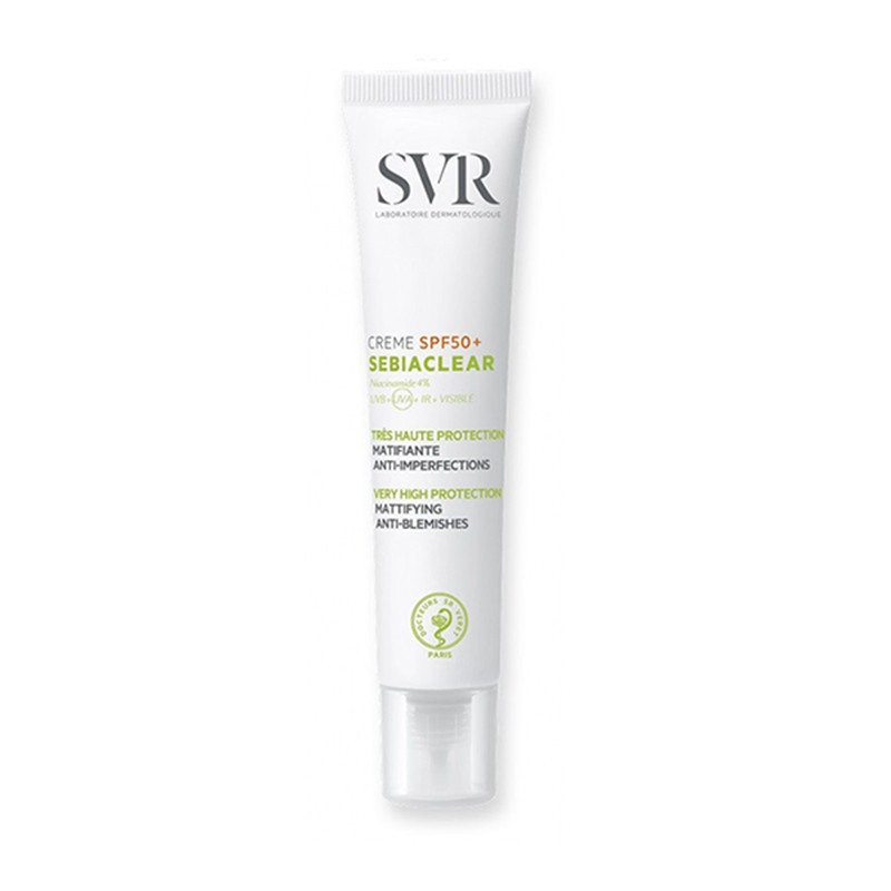 SVR Sebiaclear crème SPF50 solaire matifiante, 40ml