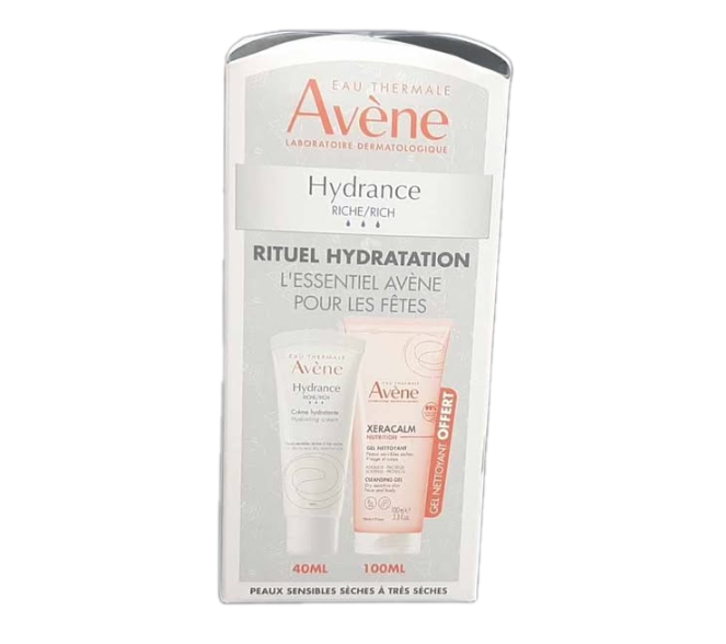AVENE RITUEL HYDRATATION HYDRANCE RICHE + XERACALM GEL 100ML OFFERT