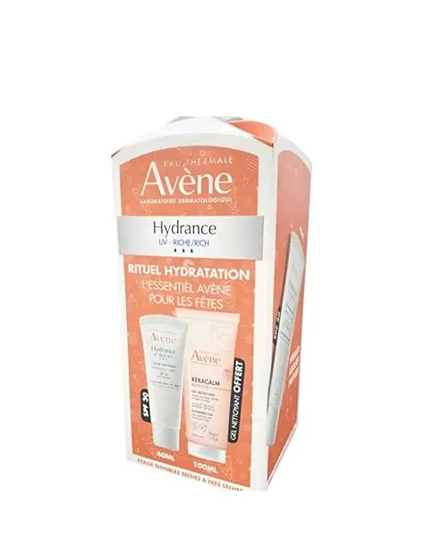 AVENE RITUEL HYDRATATION HYDRANCE UV RICHE + XERACALM GEL 100ML OFFERT