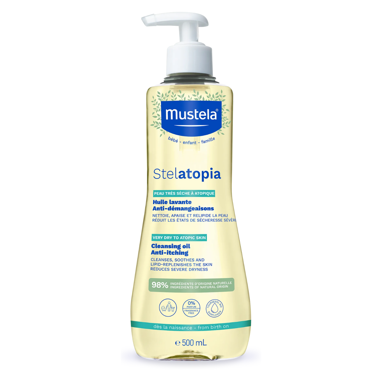MUSTELA STELATOPIA HUILE LAVANTE 500ML