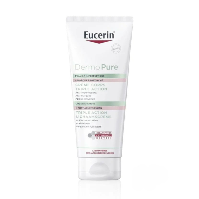 EUCERIN DERMOPURE CREME CORPS TRIPLE ACTION 200ML